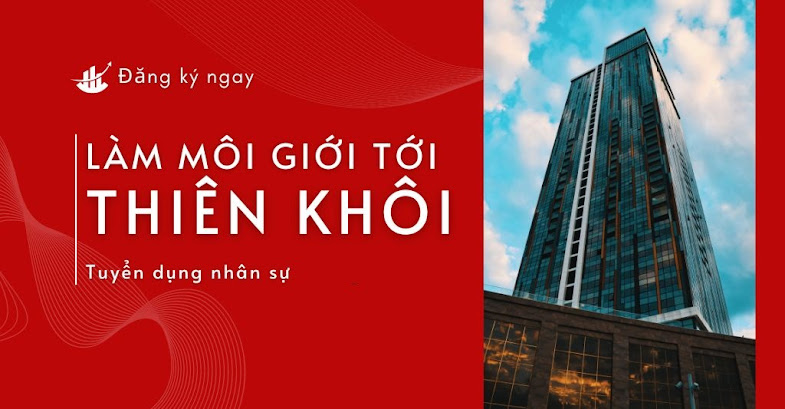 Thiên Khôi Ba Vì tuyển dụng sale, môi giới bất động sản thổ cư